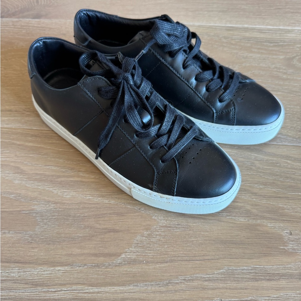 Greats Black leather Royale Sneakers size 7